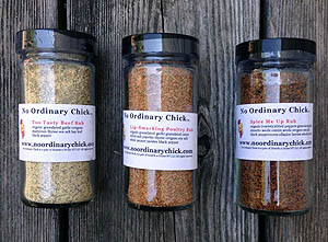 No Ordinary Chick Spice Meat Poultry Rub Trio